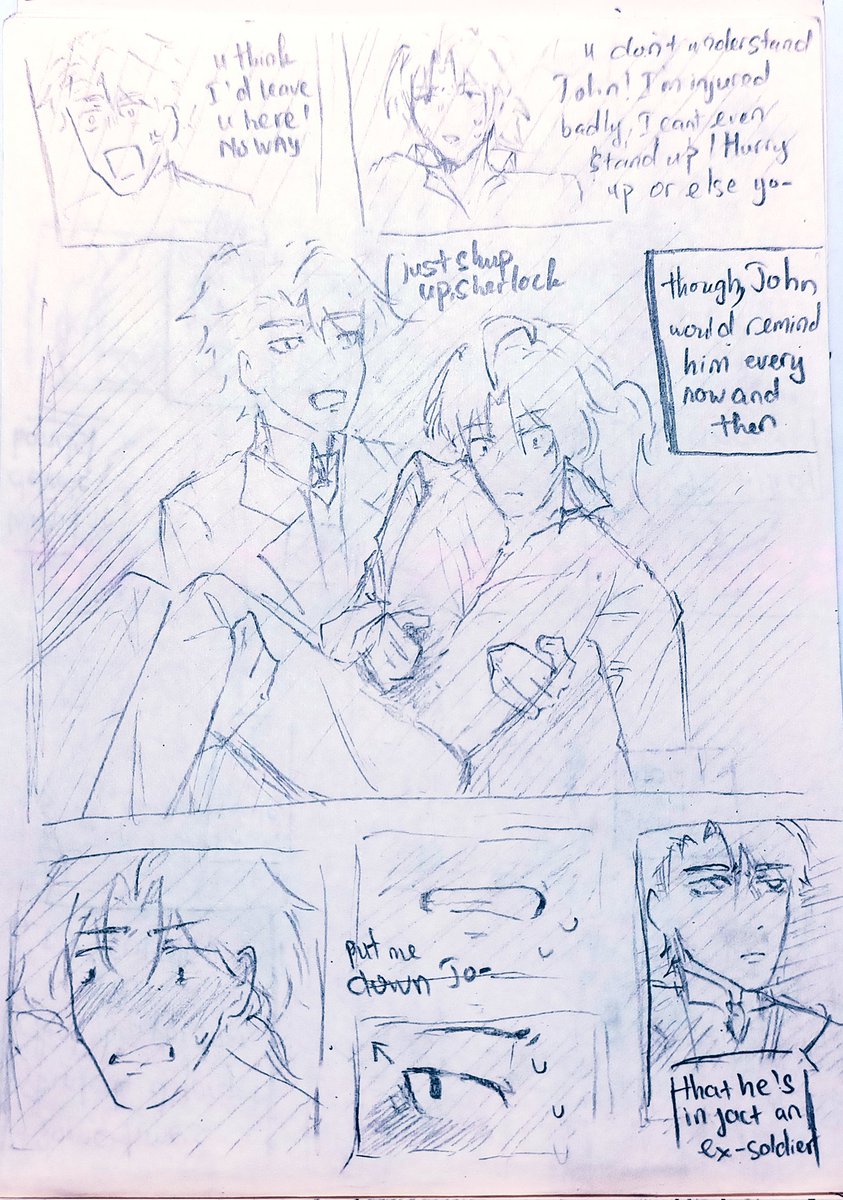 Ruby65663210's tweet photo. An interesting case of John H Watson - Observe by Sherlock
#johnlock #MoriartyThePatriot #Yuukokunomoriarty #JohnWatson #Sherlock #YUUMORI
#johnlockmoriartythepatriot 
#MTP #sketch https://t.co/q6BPsGkvZX