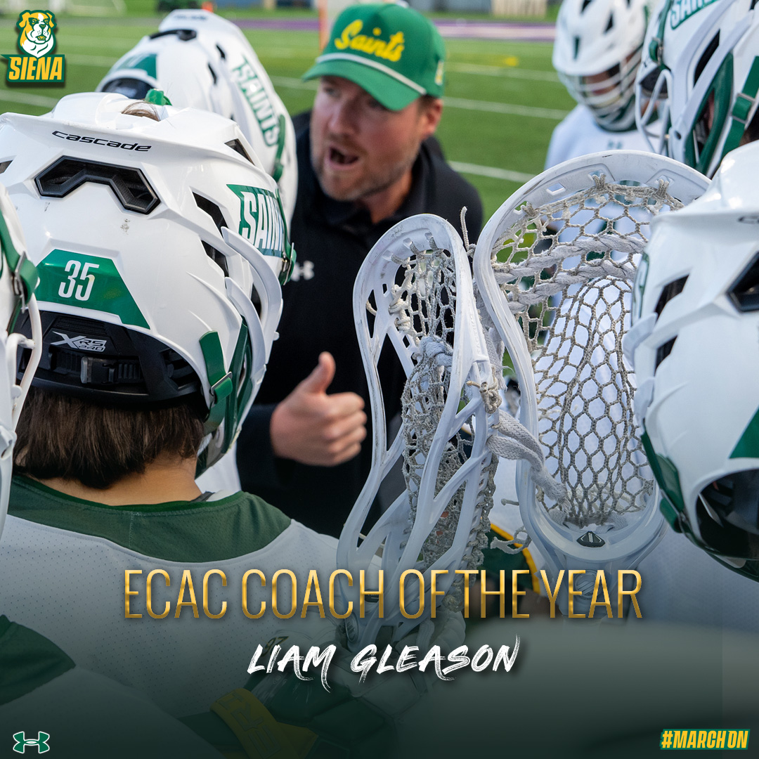 Siena Saints (@sienasaints) on Twitter photo π₯ π
Big Respect.
<a href="/SienaLacrosse/">Siena Lacrosse</a> Coach Gleason Named <a href="/ECACSports/">ECAC Sports</a> Coach of the Year π€ π€
π° shorturl.at/s2fVU
#MarchOn x #BringtheJuice x #MAACLAX x #NCAALAX π₯ π
Big Respect.
<a href="/SienaLacrosse/">Siena Lacrosse</a> Coach Gleason Named <a href="/ECACSports/">ECAC Sports</a> Coach of the Year π€ π€
π° shorturl.at/s2fVU
#MarchOn x #BringtheJuice x #MAACLAX x #NCAALAX