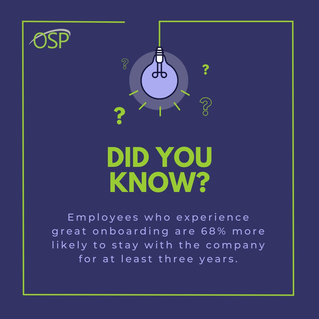 Invest in a welcoming and informative onboarding process to build loyalty and reduce turnover. #jobsearch #recruiting