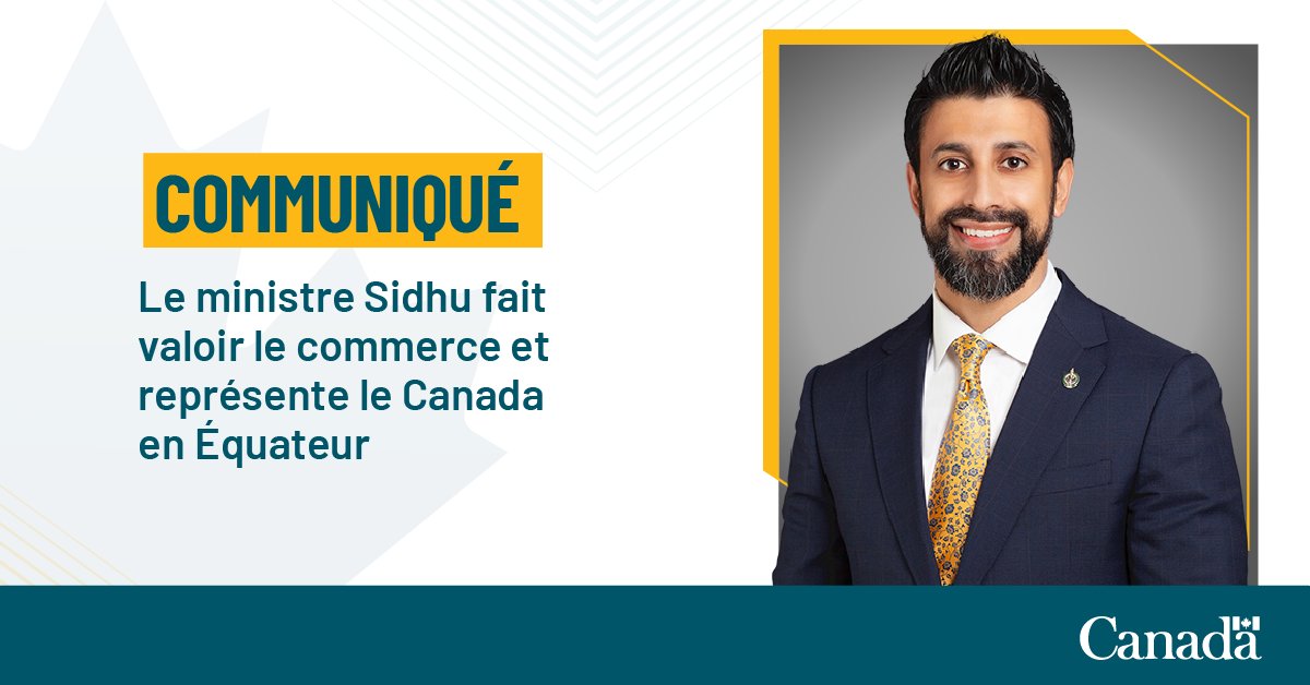 Commerce Canada (@commercecanada) on Twitter photo đŒ Le ministre Sidhu fait la promotion des relations #commerciales en Ăquateur et reprĂ©sente le Canada lors de lâinvestiture du prĂ©sident Ă©lu <a href="/DanielNoboaOk/">Daniel Noboa Azin</a>. đšđŠđ€đȘđš #ALE
Lire le communiquĂ© ow.ly/3Rei50VXSlx đŒ Le ministre Sidhu fait la promotion des relations #commerciales en Ăquateur et reprĂ©sente le Canada lors de lâinvestiture du prĂ©sident Ă©lu <a href="/DanielNoboaOk/">Daniel Noboa Azin</a>. đšđŠđ€đȘđš #ALE
Lire le communiqué ow.ly/3Rei50VXSlx