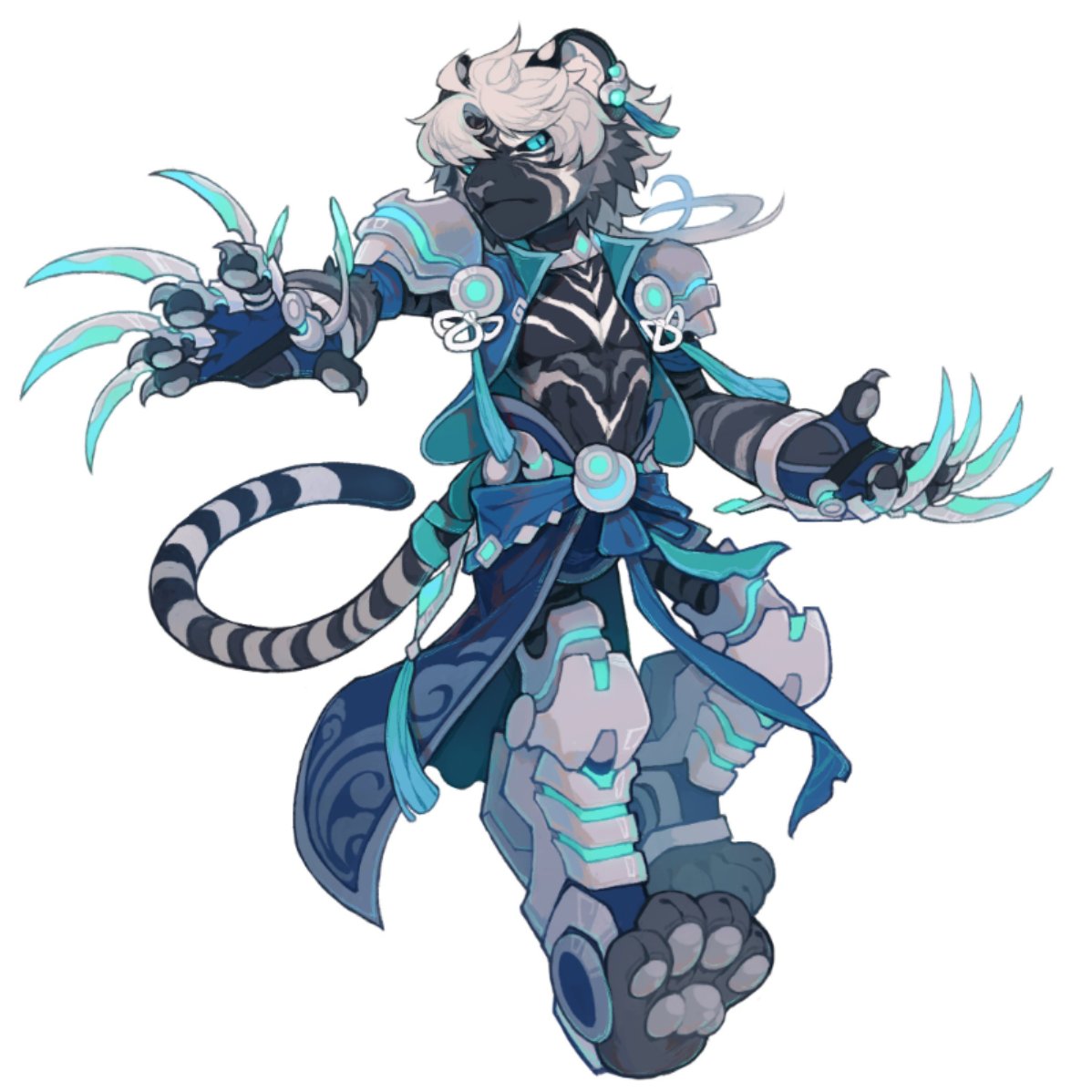 Black tigers are so cool!! I wish there were more of them