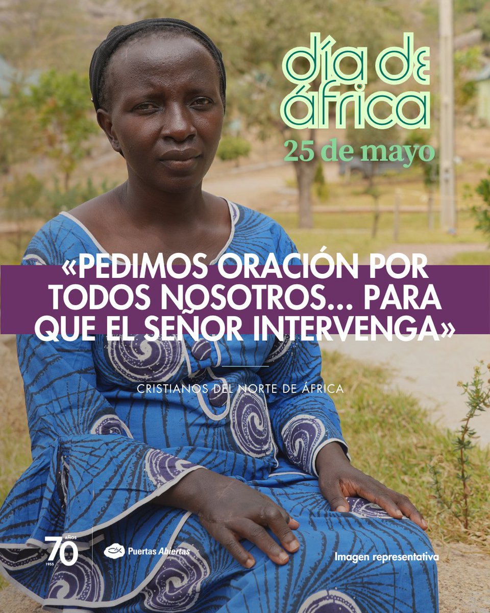 PAbiertasEspana's tweet photo. 🌍 Hoy es el Día de África, y tiene más sentido que nunca que lo celebremos con el propósito para el que fue creado: dar a conocer las necesidades de este precioso pero amenazado continente.

🗺️ Sé #UnoConAfrica
🙏 Ora 🤝 Apoya 📣 Difunde
https://t.co/poO98xDIMk

#UnoConEllos https://t.co/0B8WUUYps0