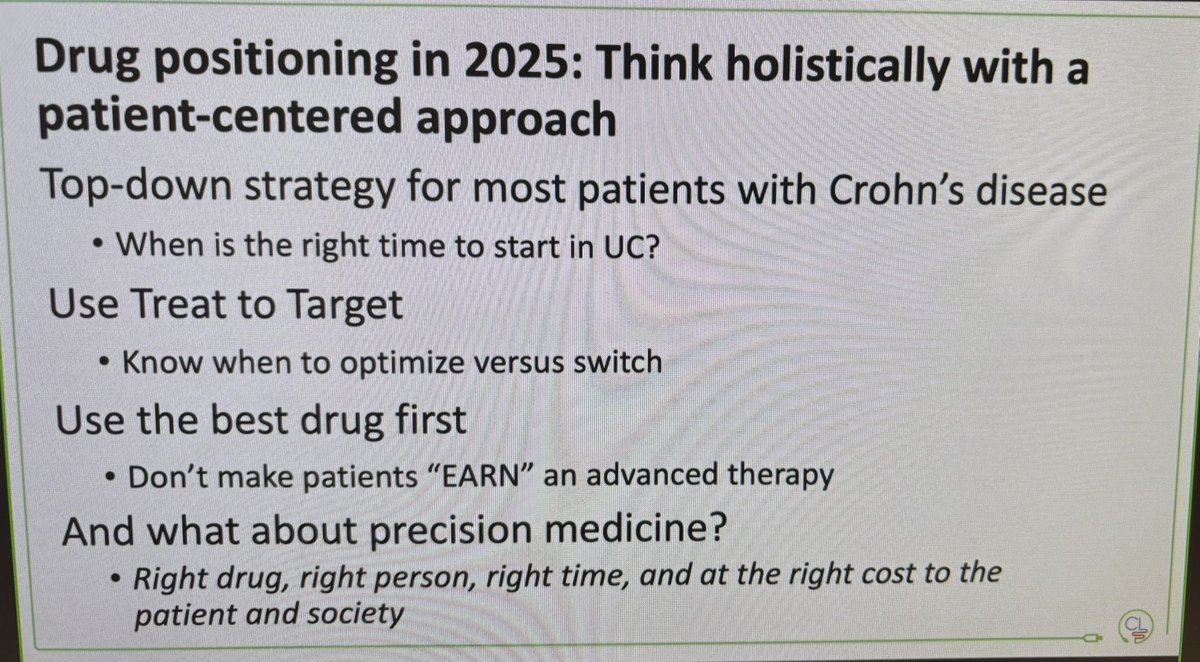 GBP (@anatolitrabada) on Twitter photo Excellent closing of <a href="/charlie_lees/">Charlie Lees</a> : Drug positioning in 25: Shifting to a holistic, pt-centered approach. Key strategies include a top-down approach, 'T2T', and using the best drug first. The ultimate goal? Precision medicine: right drug, right person, right time, right cost. Excellent closing of <a href="/charlie_lees/">Charlie Lees</a> : Drug positioning in 25: Shifting to a holistic, pt-centered approach. Key strategies include a top-down approach, 'T2T', and using the best drug first. The ultimate goal? Precision medicine: right drug, right person, right time, right cost.