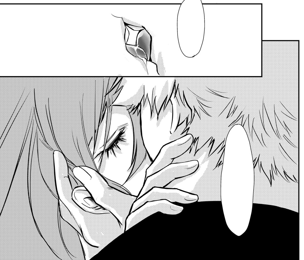 去年自分全然キス描いてませんって反省してたから今年はいっぱいあるだろと思ったら🥺3、4枚目は既刊よりキスシーン抜粋…本ですらこれだけ?!(🔞なのに🤣) 