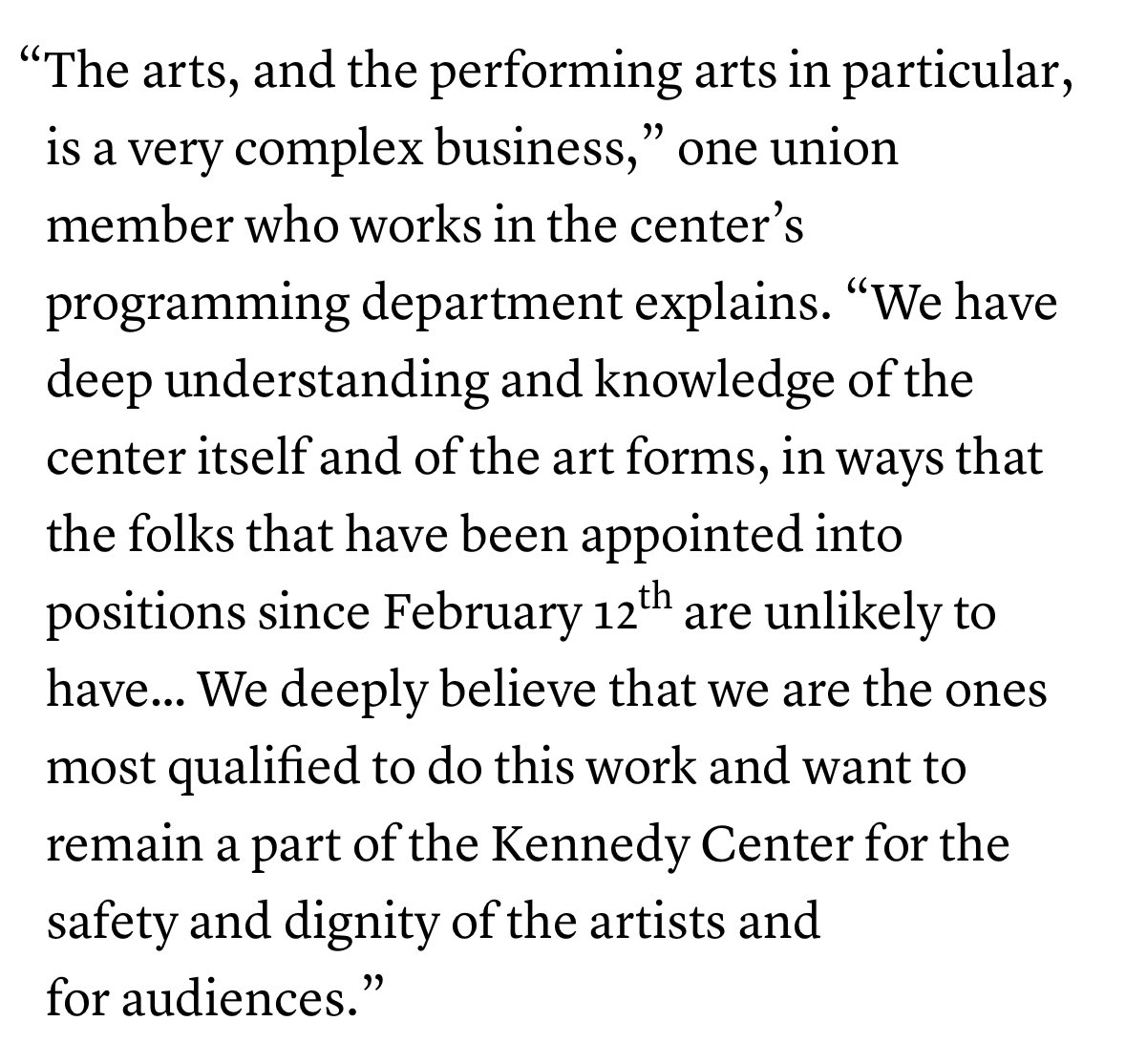 Michael Galant (@michael_galant) on Twitter photo Great piece on the Kennedy Center unionization effort from <a href="/meeshellchen/">Michelle Z Chen</a> in <a href="/inthesetimesmag/">In These Times</a>
Solidarity with the Kennedy Center United Arts Workers ✊
inthesetimes.com/article/kenned… Great piece on the Kennedy Center unionization effort from <a href="/meeshellchen/">Michelle Z Chen</a> in <a href="/inthesetimesmag/">In These Times</a>
Solidarity with the Kennedy Center United Arts Workers ✊
inthesetimes.com/article/kenned…