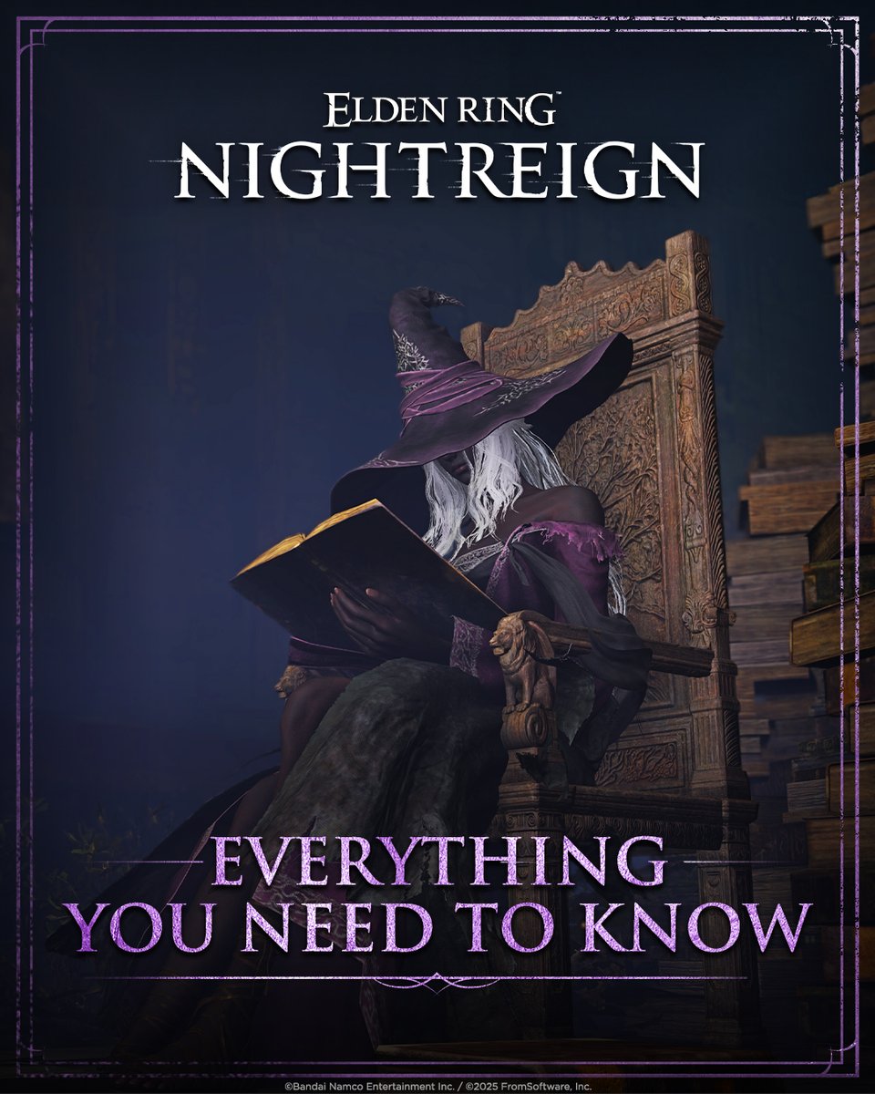 When facing the Night itself, each and every bit of knowledge shall serve you in your expeditions, Nightfarers.

Catch up on everything you need to know about #ELDENRING #NIGHTREIGN here: bnent.eu/NIGHTREIGN-All…
