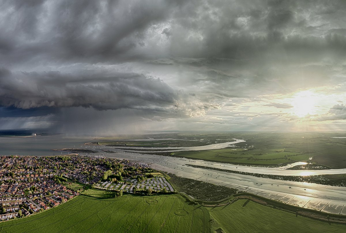 Spring storm over the Blackwater river