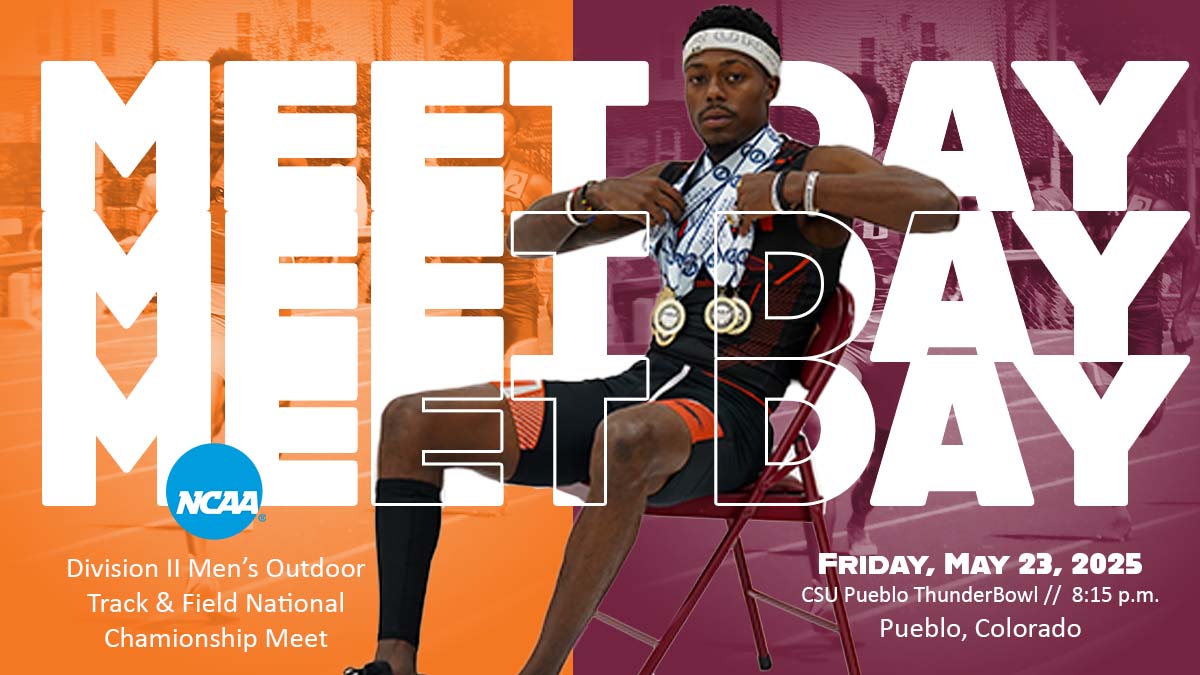Claflin Athletics (@claflinpanthers) on Twitter photo Claflin senior Zion Murry will hit the national stage TONIGHT when he competes in the men's 800m run at the <a href="/NCAADII/">NCAA Division II</a> Men's Outdoor Track & Field National Championship Meet! #PAWSUp
Live Results: results.leonetiming.com/?mid=7870
Video: ncaa.com/event/4655 Claflin senior Zion Murry will hit the national stage TONIGHT when he competes in the men's 800m run at the <a href="/NCAADII/">NCAA Division II</a> Men's Outdoor Track & Field National Championship Meet! #PAWSUp
Live Results: results.leonetiming.com/?mid=7870
Video: ncaa.com/event/4655