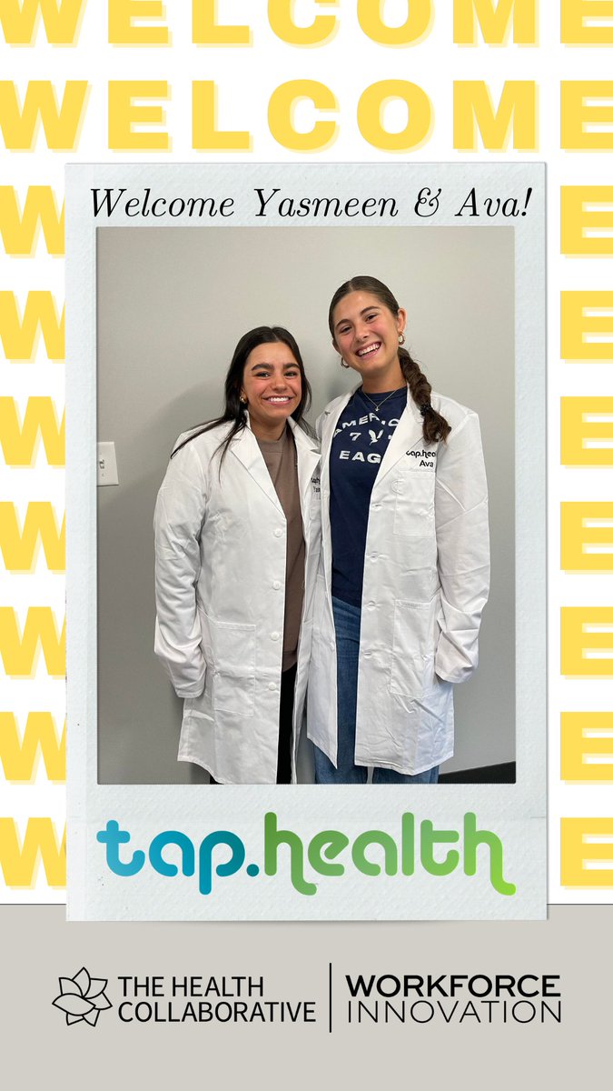 Our 2025 TAP Health Summer officially kicks off in June, but we're already underway! Let's welcome two members of the THSA Class, getting oriented early &amp; trying out their new lab coats! Welcome Yasmeen Masri of Oak Hills High School &amp; Ava Lotterer of Ursuline Academy.
