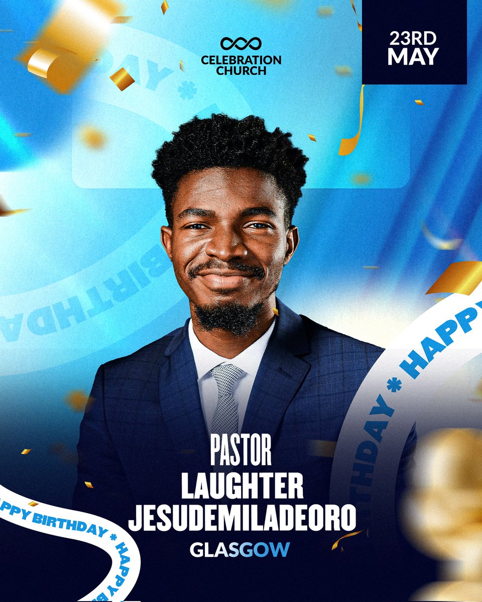 Today, we honour and celebrate a man of God truly dear to our hearts Pastor Laughter Jesudemiladeoro. 🎊🎊

Pastor Laughter, thank you for your steadfast commitment to God’s Word, your exemplary leadership, and the grace with which you serve our community. Your dedication to