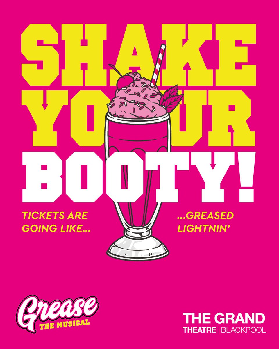 Coming, let us know below! Not long now! OPENING 4 June - Weekend tickets are in HUGE demand! DO NOT MISS OUT! blackpoolgrand.co.uk/event/grease-t… #GreaseBPL