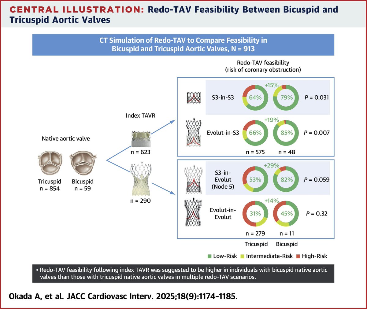 JACC Journals (@jaccjournals) on Twitter photo Redo-TAV simulation using post-TAVR CT imaging performed at 30 days suggested higher redo-TAV feasibility in patients with bicuspid aortic valves compared with tricuspid aortic valves. jacc.org/doi/10.1016/j.…
#JACCINT #TAVR <a href="/bapat_savrtavr/">vinayak bapat</a> Redo-TAV simulation using post-TAVR CT imaging performed at 30 days suggested higher redo-TAV feasibility in patients with bicuspid aortic valves compared with tricuspid aortic valves. jacc.org/doi/10.1016/j.…
#JACCINT #TAVR <a href="/bapat_savrtavr/">vinayak bapat</a>
