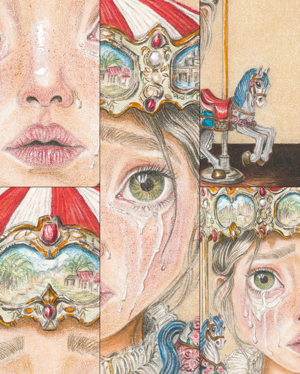 The horses don’t run. The music doesn’t play. And suddenly, you’re crying. Not for the carousel, but for the child who believed it could take them anywhere! 🎠✨