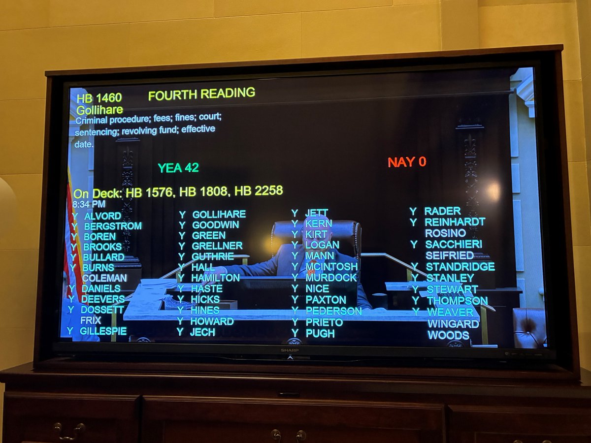 Prison Fellowship Advocacy (@justicereform) on Twitter photo Last night, HB1460 passed the full legislature and is now headed to the Governor! This bill eliminates several fees in the criminal justice system, reducing overburdensome court debt for Oklahomans with a criminal record.
We are so thankful for <a href="/RepTammyWest/">Tammy West</a> and Senator Last night, HB1460 passed the full legislature and is now headed to the Governor! This bill eliminates several fees in the criminal justice system, reducing overburdensome court debt for Oklahomans with a criminal record.
We are so thankful for <a href="/RepTammyWest/">Tammy West</a> and Senator