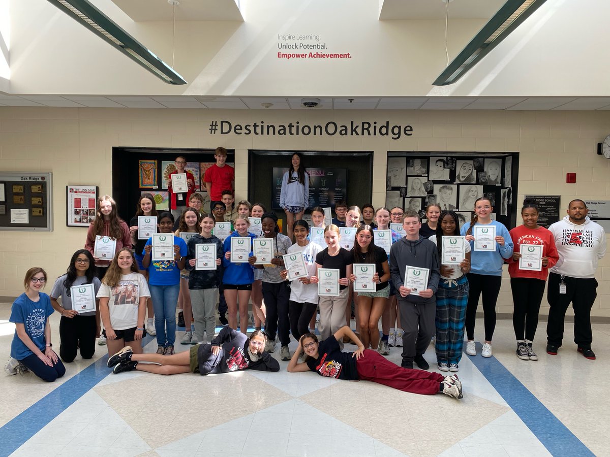 This year, over 40 students signed up for Jr ALO, a student group focused on building leadership skills and community. Thanks to all of the students who helped with various community service projects and were tremendous role models at Oak Ridge and in their community