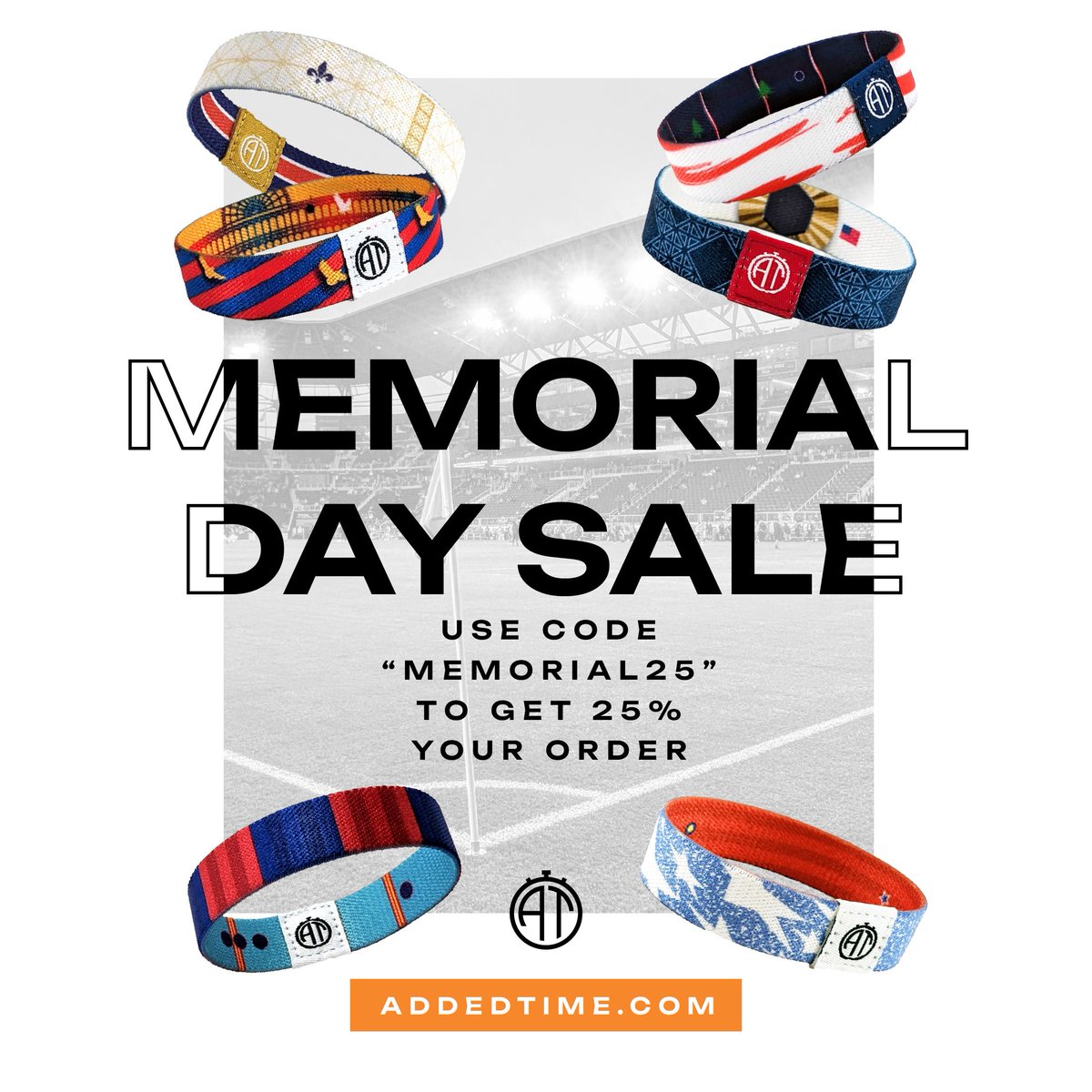 addedtimeoutfit's tweet image. Kick off summer with our Memorial Day Sale! ⚽ Get 25% off your entire order when you use code MEMORIAL25 at checkout! Shop now at addedtime.com