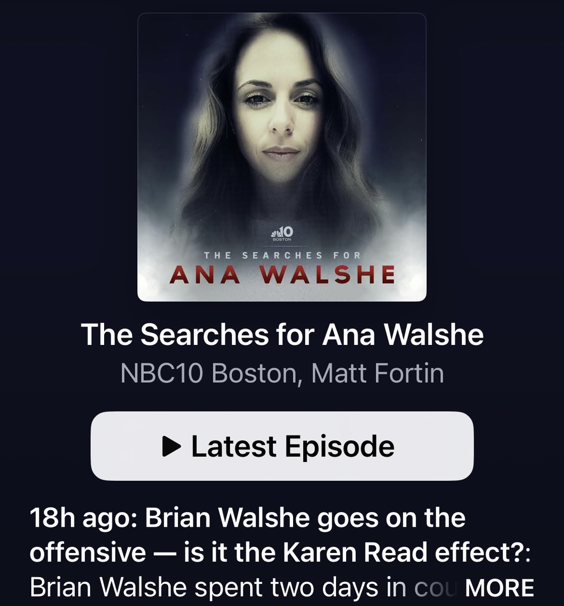 Congrats to the <a href="/NBC10Boston/">NBC10 Boston</a> team for winning Regional Murrow Awards for Best Podcast for The Searches for Ana Walshe and Investigative Reporting for the Professional Tenants series of stories. <a href="/RTDNA/">RTDNA</a> <a href="/mattfortintv/">Matt Fortin</a> <a href="/RyanNBCBoston/">Ryan Kath</a>  rtdna.org/2025-regional-…
