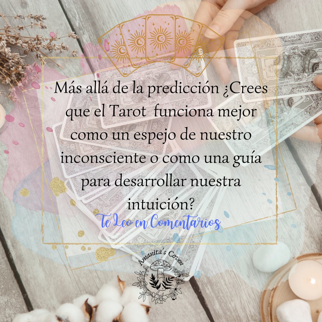 amanitas_coven's tweet photo. Hoy he estado reflexionando sobre varios aspectos del Tarot y quería saber vuestra opinión sobre el tema.

#tarot #reflexion #intuicion #guia https://t.co/hmetxzp7oo