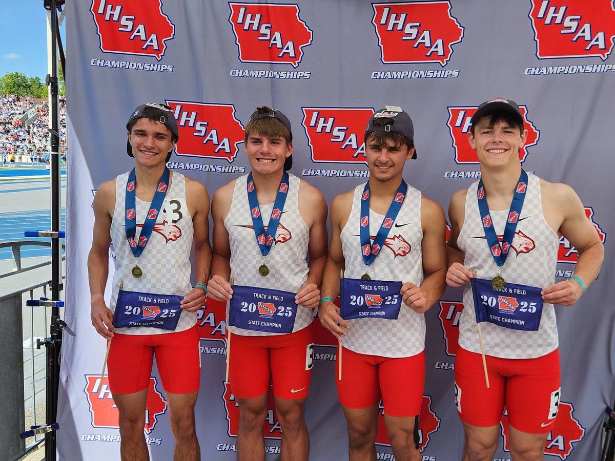 WDHS TRACK & FIELD (@westdubtrack) on Twitter photo They defend their title!  State record and #7 in the US!  Unreal race! They defend their title!  State record and #7 in the US!  Unreal race!