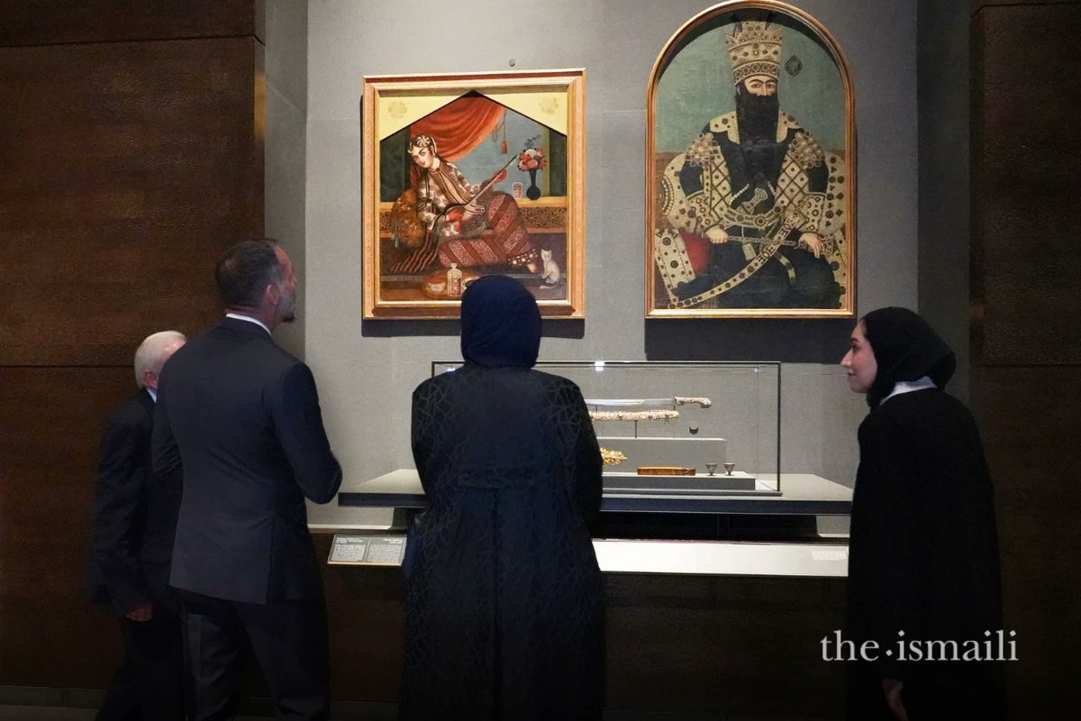 Two centuries ago, Fath-Ali Shah Qajar granted the title “Aga Khan” to the 46th Ismaili Imam, Hasan Ali Shah in 1818. Today, Mawlana Hazar Imam, Aga Khan V, stood before his portrait in Qatar — a powerful moment where history, legacy, and leadership converge
#AgaKhan #Ismaili