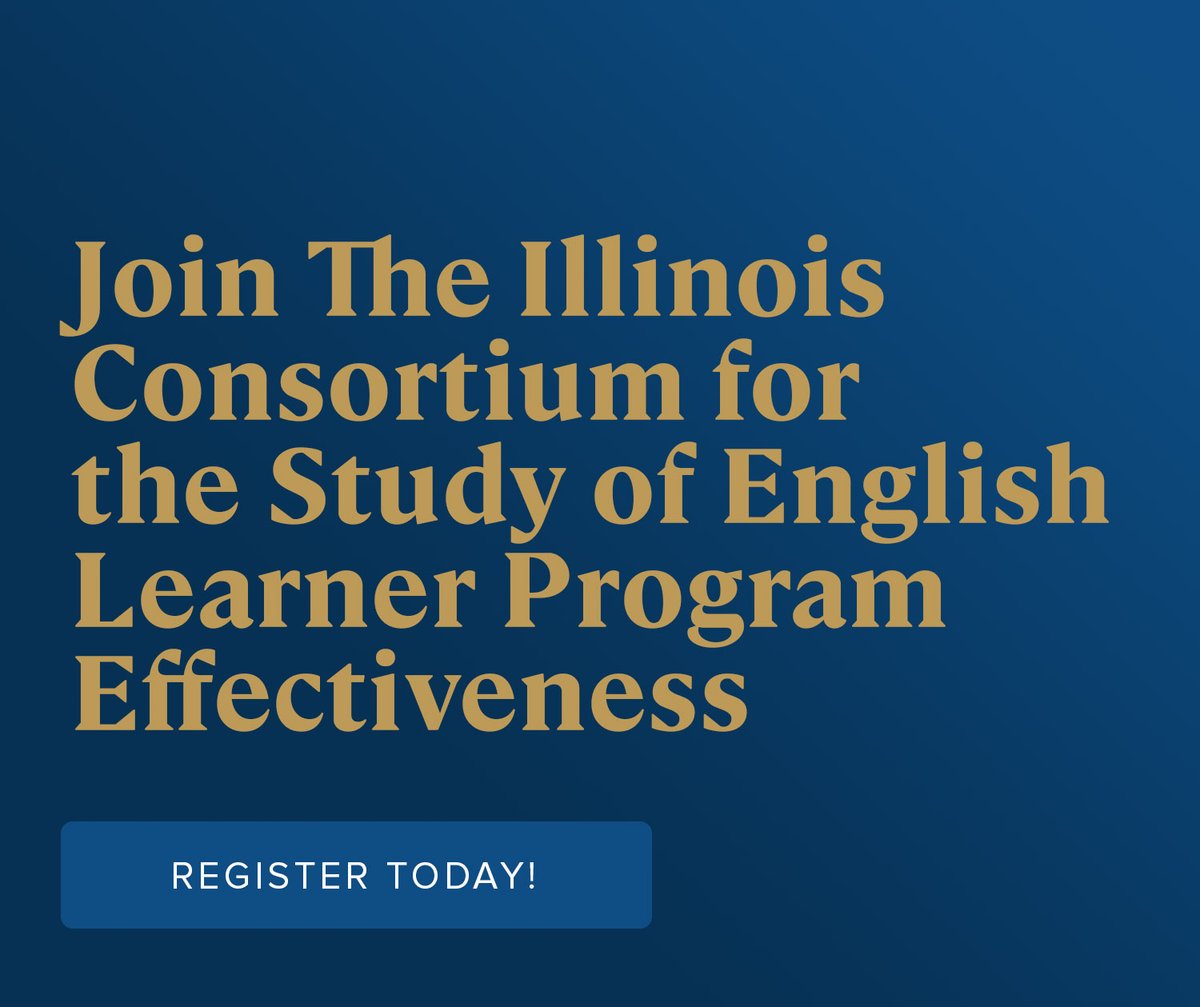 Registration is still open for the Illinois EL Consortium. Enroll on our website - bit.ly/4k2m3Tz Or, watch this video to learn more - bit.ly/4jdlGUY