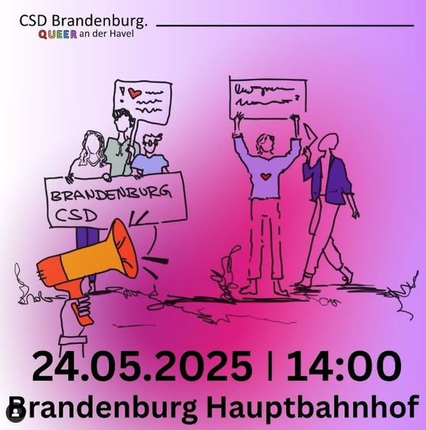 CleoKlinger's tweet photo. Brandenburg braucht euch Samstag!
#LautgegenRechts #AfDVerbotjetzt #wirsindmehr
#csd #csdbrandenburg #csd_Brandenburg #csdbrandenburganderhavel #csdinbrandenburg #csdnurmitdir #csddeutschland #queer #pride #pride #gaypride #gayrights #queerbrandenburg #queerrights https://t.co/A0jUl53eUf