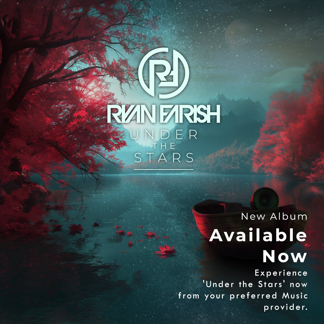 'Under the Stars' is out now and available everywhere to stream and purchase at:
ryanfarish.lnk.to/underthestars
It's the moment when the music finally leaves my hands and enters your life... that’s the real magic!

So now, I invite you to press play. Let the music carry you. Let it be
