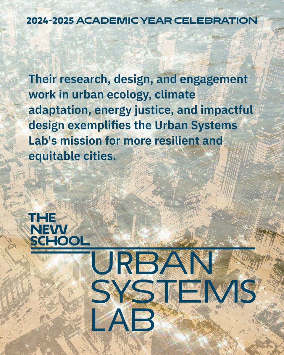 CELEBRATING BRILLIANT MINDS! 🎓
Congrats to Anna, Arshya, Jennifer, Eric, Veronica &amp; Filipa on their incredible achievements! From designing climate resilience tools to pioneering environmental justice frameworks, their research at USL is shaping more equitable &amp; resilient cities