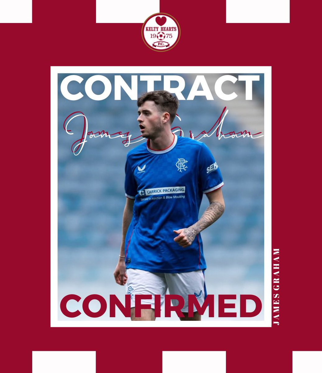 KeltyHeartsFC's tweet image. 🇱🇻WELCOME JAMES GRAHAM🇱🇻

We would like to welcome James Graham to New Central Park as he becomes the latest addition to the squad ahead of the new season.

The ex Ross County and Rangers youth player joins the club from Stirling Albion where he made 23 appearances last season.…