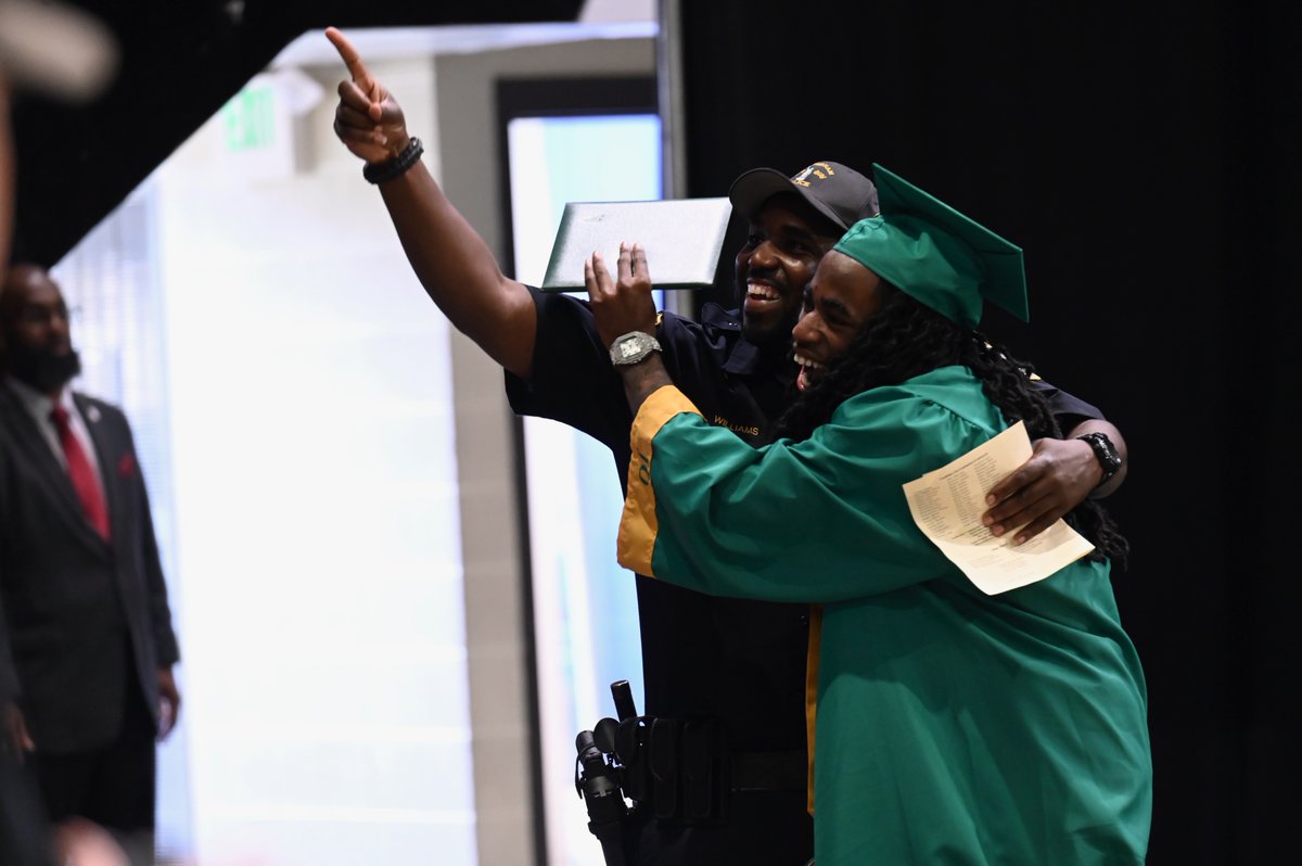 Congratulations to the Class of 2025 from Jackson-Olin High School! These Mustangs took their final ride today across the stage at Bill Harris Arena. The future is yours! #SuccessStartsHere 🎓