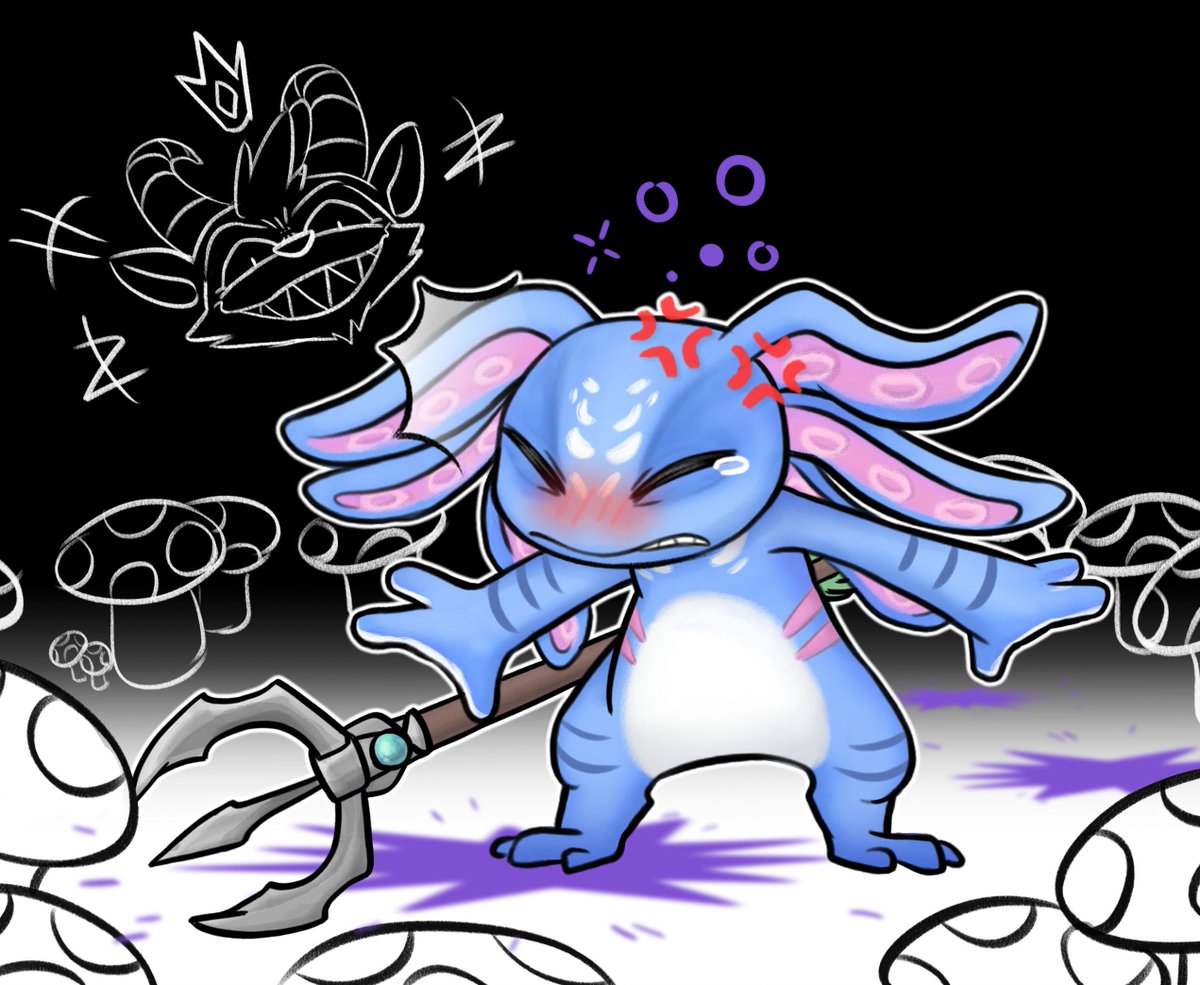 小鱼人在这一刻感受到了 
来自提莫的恶意😡
#ArtofLegends #leagueoflegends #Fizz #lolfanart #lol #LeagueOfLegendsFanArt