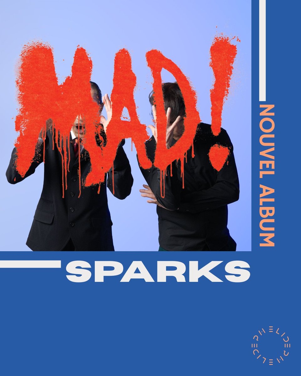 💽 28e album pour les frères Mael, et toujours cette même folie lucide. Avec MAD!, Sparks passe au scalpel nos absurdités modernes : tatouages, idoles, hôtels de luxe et ego surdimensionnés.
Ron observe, Russell interprète — et ensemble, ils frappent encore très fort.  💥