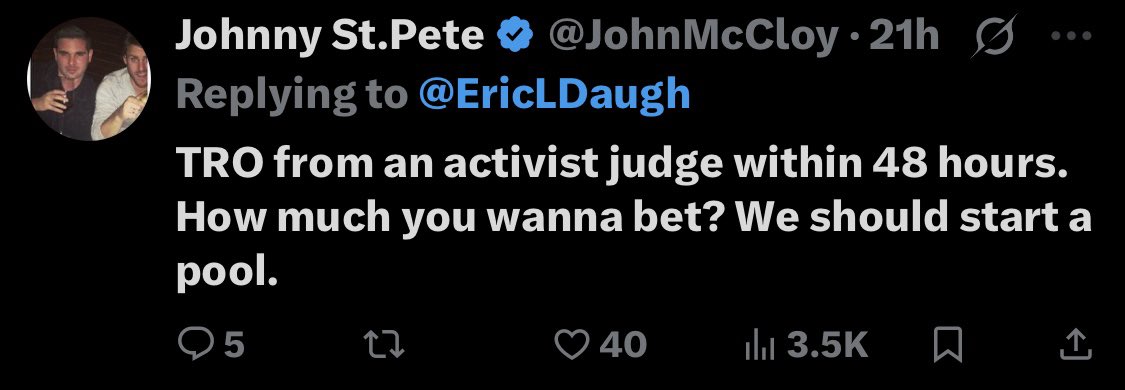 Johnny St.Pete (@johnmccloy) on Twitter photo 🚨OBAMA Judge Blocks Trump from revoking Harvard enrollment of foreign citizens..I called this yesterday. This is the same judge that blocked trumps Travel ban order. She’s from Massachusetts and her dad went to Harvard.
U.S. District Judge Allison Burroughs, an appointee of 🚨OBAMA Judge Blocks Trump from revoking Harvard enrollment of foreign citizens..I called this yesterday. This is the same judge that blocked trumps Travel ban order. She’s from Massachusetts and her dad went to Harvard.
U.S. District Judge Allison Burroughs, an appointee of