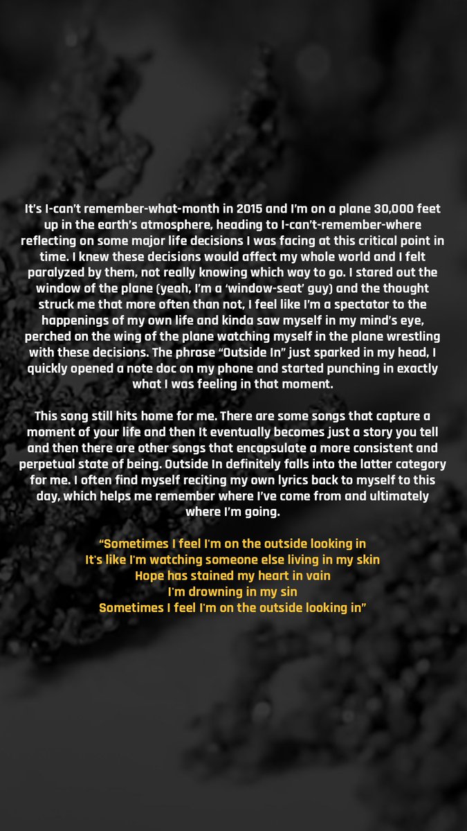 This song still hits home for me. I often find myself reciting my own lyrics back to myself to this day, which helps me remember where I've come from and ultimately where I'm going.
Stream the Celldweller x <a href="/_circleofdust/">Circle of Dust</a> single edit of, "Outside In" here:
link.fixtmusic.com/OutsideInSingl…