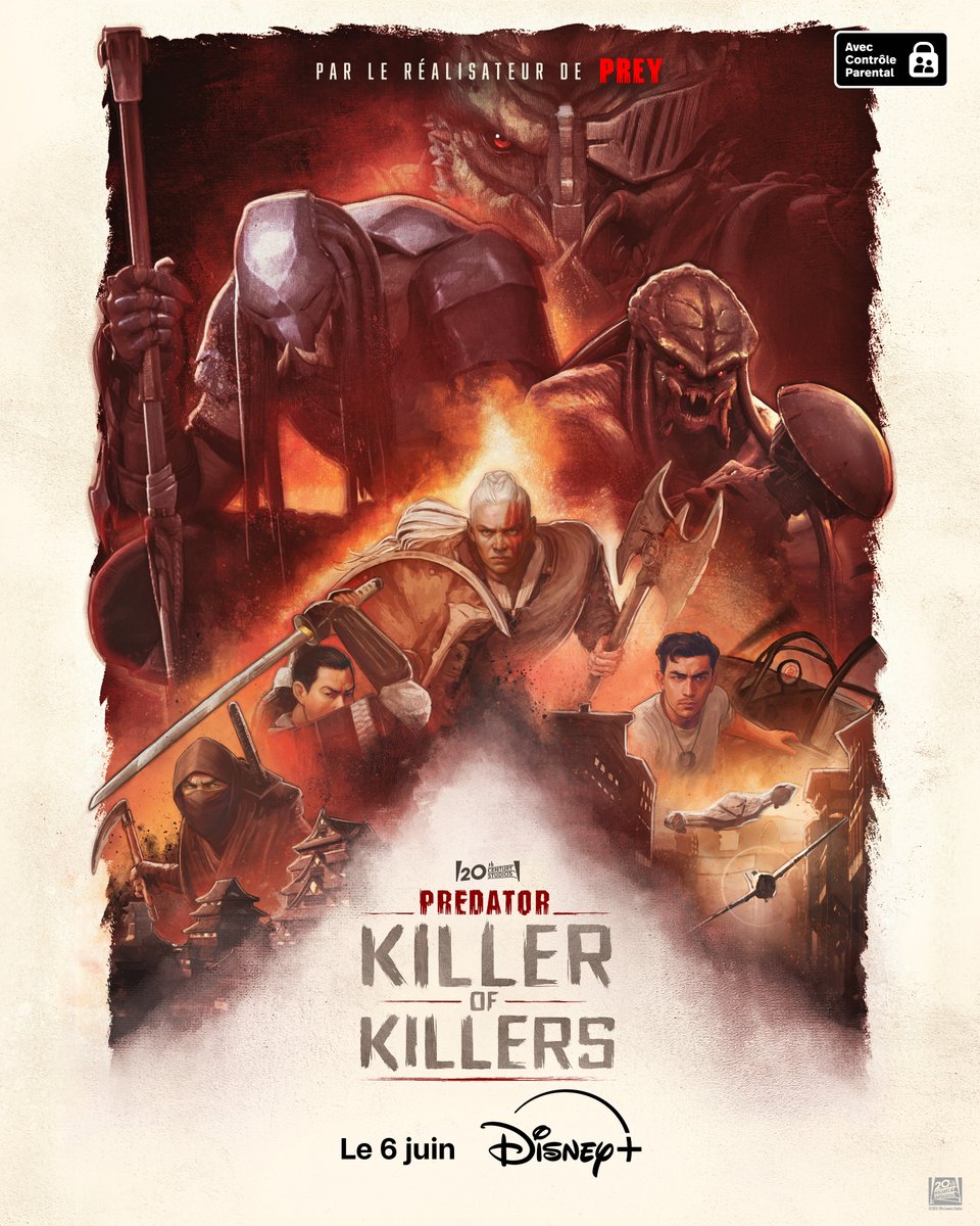 20th Century Studios FR (@20thcenturyfr) on Twitter photo #Predator : Killer of Killers, le nouveau film du réalisateur de Prey, arrive le 6 juin sur <a href="/DisneyPlusFR/">Disney+ FR</a>. #Predator : Killer of Killers, le nouveau film du réalisateur de Prey, arrive le 6 juin sur <a href="/DisneyPlusFR/">Disney+ FR</a>.