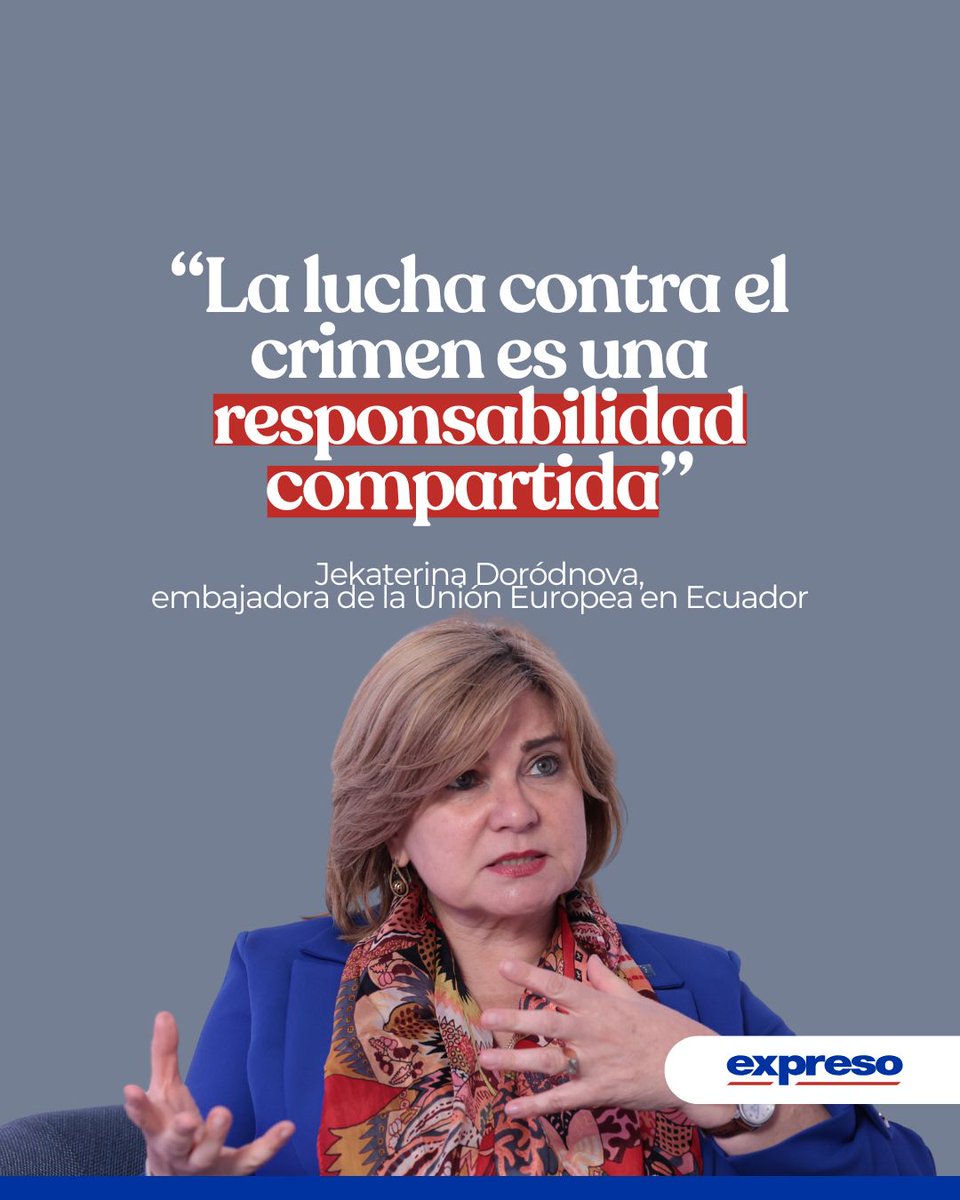 La principal representante de la Unión Europea en Ecuador demuestra cómo la relación con el bloque europeo trasciende del plano comercial.

Lee la entrevista completa👉bit.ly/43cEyPl