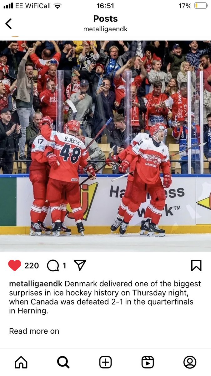 What a result for Denmark