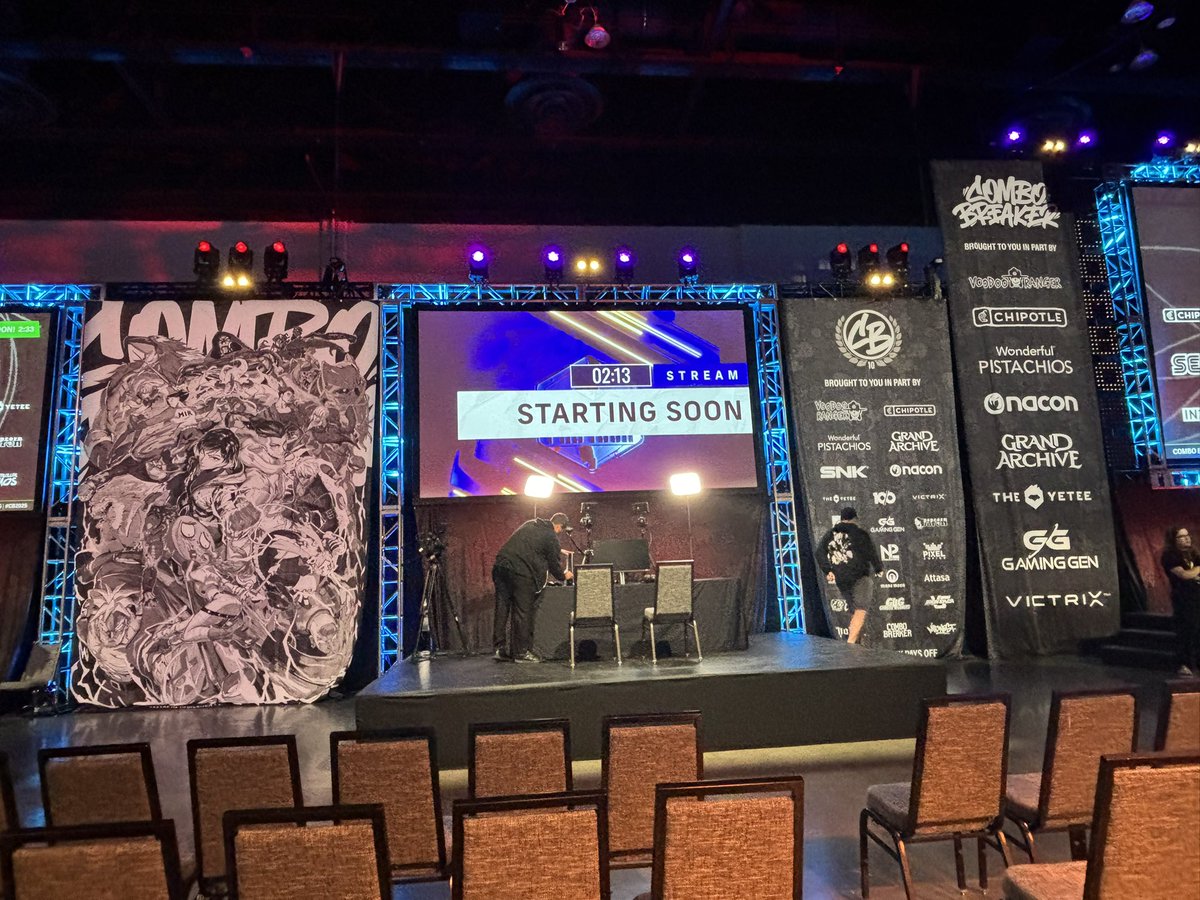 Day 1 of Combo Breaker! It’s starting soon, don’t forget to room in and watch some amazing gameplay