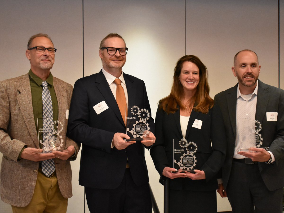 Nascentia Health is proud to be a 2025 Mohawk Valley GEAR Awards honoree! 💚🎉

The GEAR Awards celebrate organizations helping to reimagine, reinvigorate, and revitalize the Mohawk Valley. Nascentia Health was honored alongside ICAN, Sovena, and Utica Coffee Roasting Co.