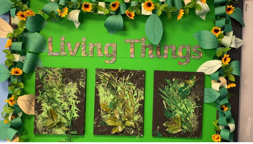For a theme of ‘living things’ we started at the garden centre, and then created creative sensory artwork using real plants, herbs and paint. Finally, we planted in soil while using a Biotron from @playtronica to listen to music made by the plants themselves. #PMLD