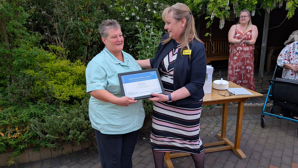 After 35 years of dedicated service to patients and colleagues, Lisa Wheelhouse has been recognised nationally with a Chief Nursing Officer’s Healthcare Support Worker (HCSW) Award for Commitment to Quality of Care. geh.nhs.uk/news/35-years-…