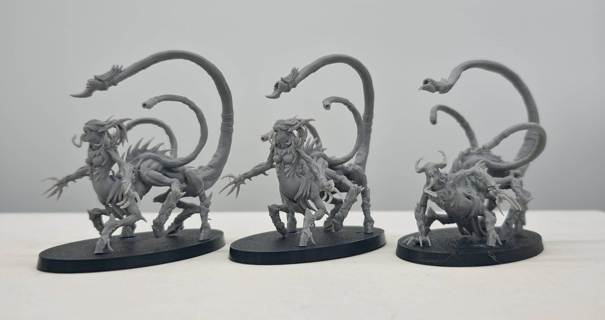 Hello everyone

Some pics of the Spawn of depravation done by Zacharias.
Grab em before they turn you mad !

patreon.com/ClayBeastCreat…

myminifactory.com/fr/users/ClayB…