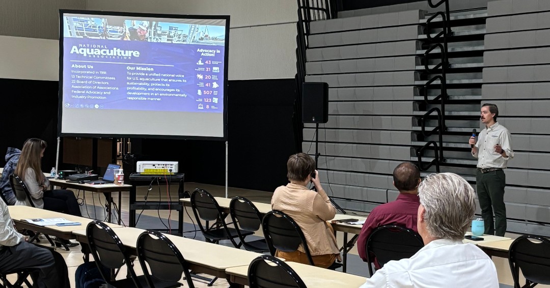 This week NAA attended to present and speak at the Marine Finfish Aquaculture Summit hosted by the Florida Marine Aquaculture Coalition. ow.ly/fFIH50VXNMn

#aquaculture #usaquaculture  #MarineAquaculture #FloridaAquaculture #AquacultureCommunity #FishFarming