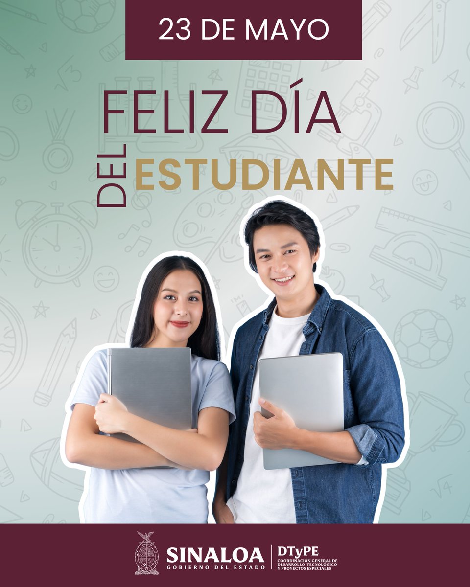 DigitalCdt21's tweet image. Celebramos a quienes con esfuerzo y pasión construyen el futuro de México a través del conocimiento. 📒✏️
Sigamos impulsando una educación de calidad para todos. ¡El futuro está en sus manos! 🤲🏻👫🏼

#DíaDelEstudiante #23demayo #Dtype #estudiantes #jovenes