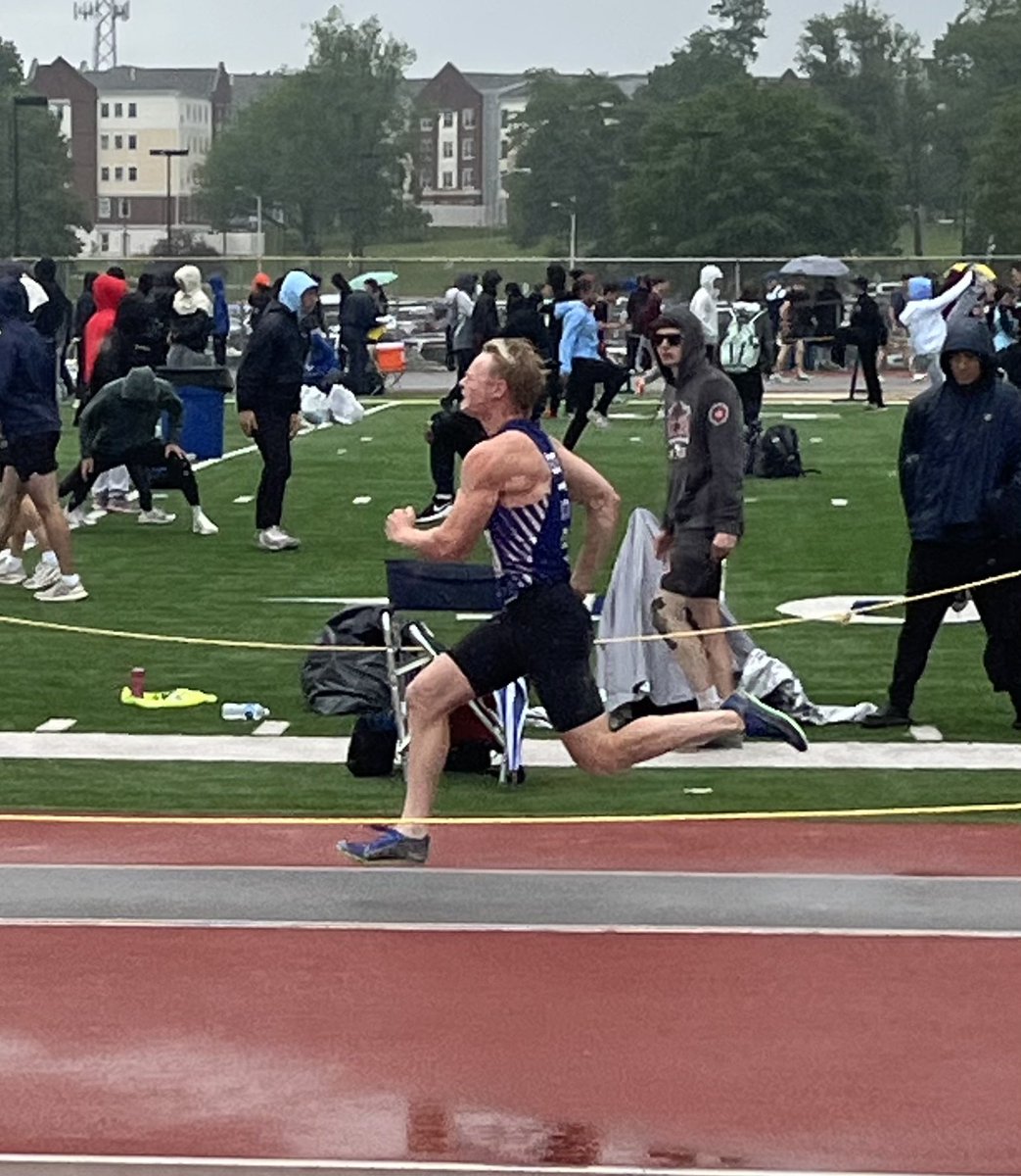 KC grabs the first medal of the day !! 6th Place in Long Jump!