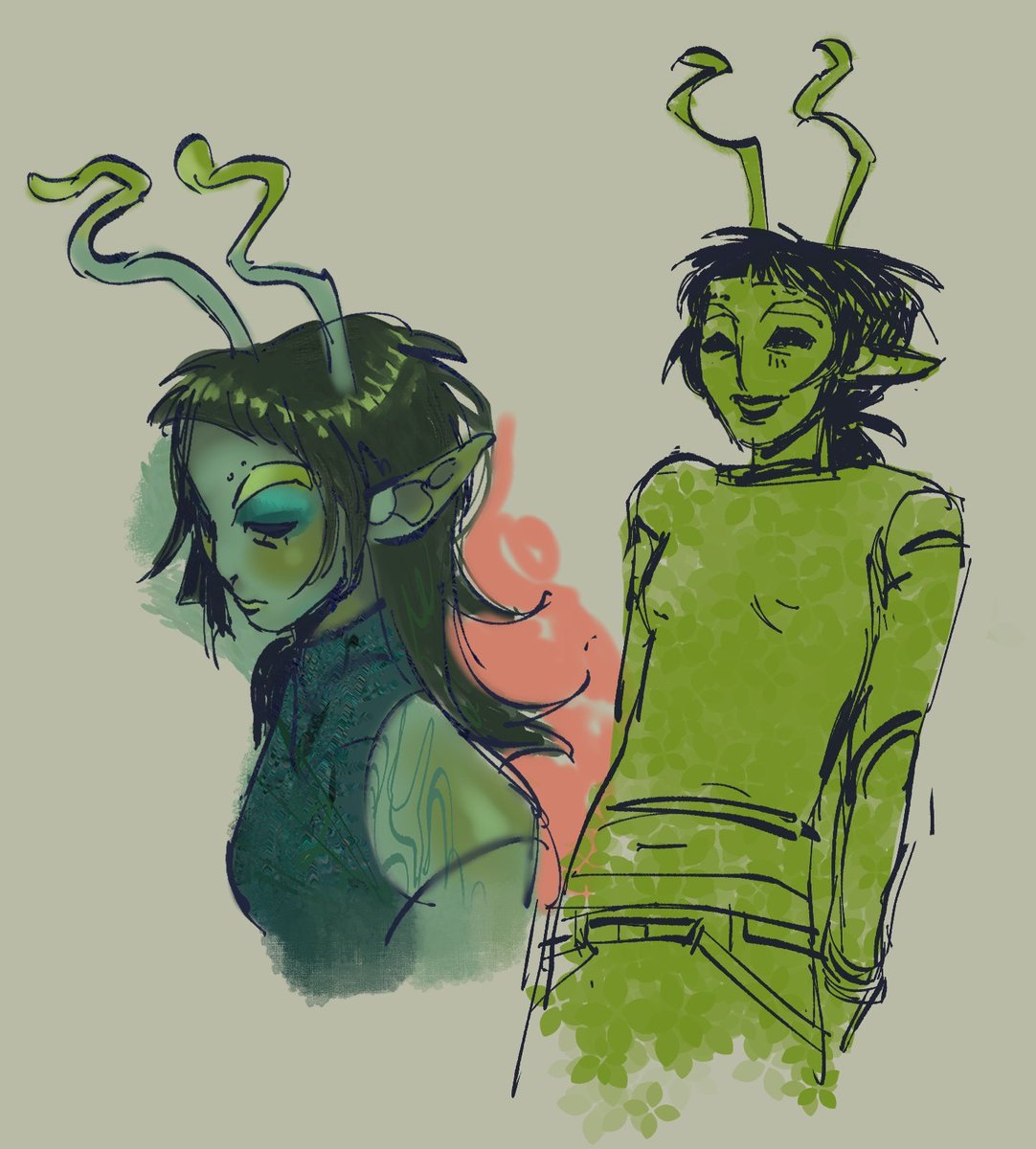 Mantis doodles