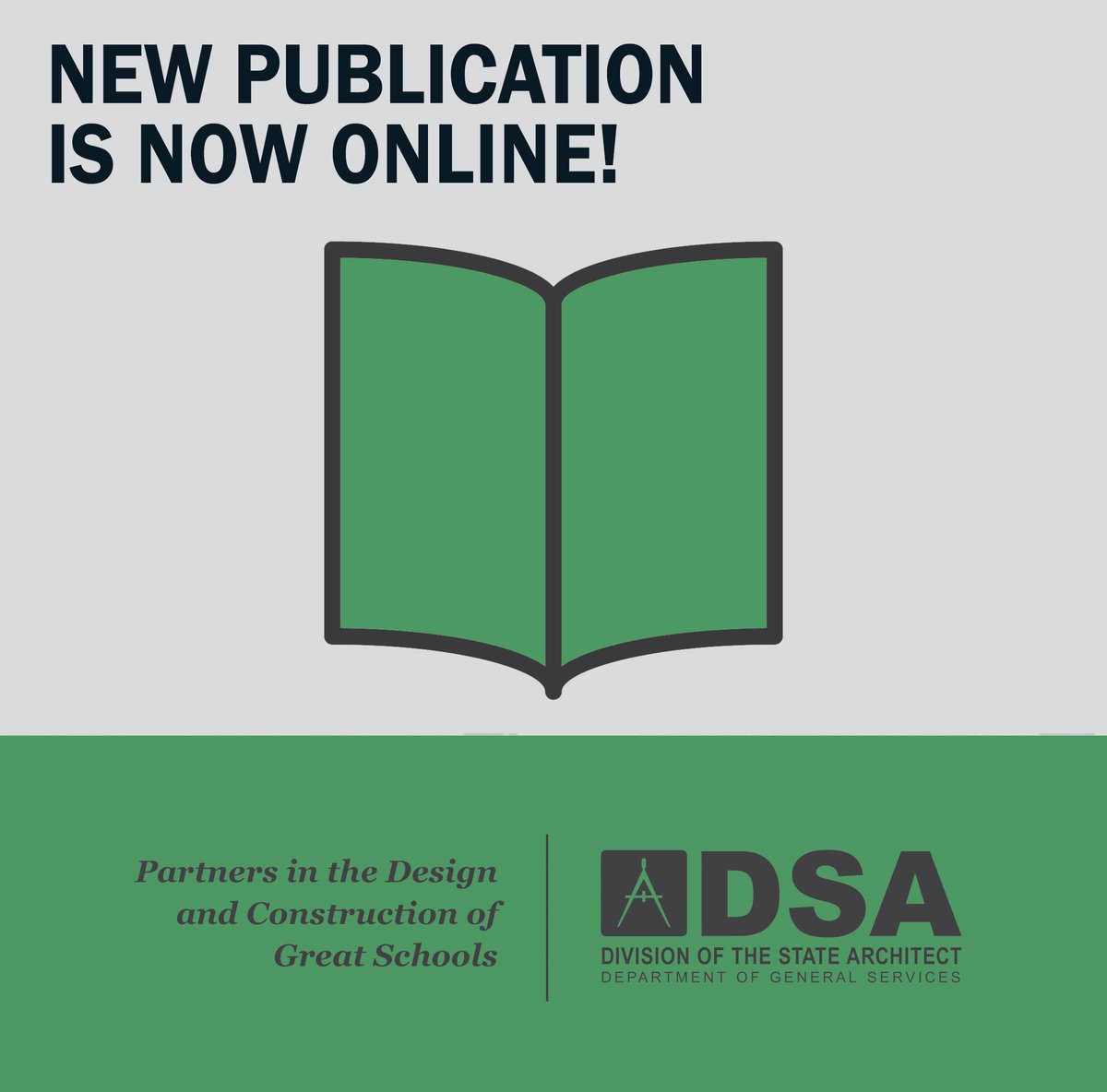 🚨New Release Alert! DSA has issued IR 19-8: Shotcrete Construction: 2022 CBC. This document clarifies requirements for shotcrete method concrete construction under DSA jurisdiction. Find it here on DSA’s Publication Page: dgs.ca.gov/DSA/Publicatio…