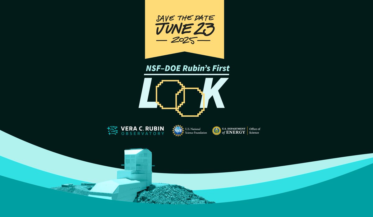DOE Office of Science (@doescience) on Twitter photo Are you ready for the greatest astronomical film ever made? Over a decade, the <a href="/NSF/">U.S. National Science Foundation</a>-DOE (@Energy) Vera C. Rubin Observatory will produce the most detailed time-lapse view of the cosmos ever. Save the date on June 23 for the reveal of its first images: rubinobservatory.org/news/rubin-fir… Are you ready for the greatest astronomical film ever made? Over a decade, the <a href="/NSF/">U.S. National Science Foundation</a>-DOE (@Energy) Vera C. Rubin Observatory will produce the most detailed time-lapse view of the cosmos ever. Save the date on June 23 for the reveal of its first images: rubinobservatory.org/news/rubin-fir…