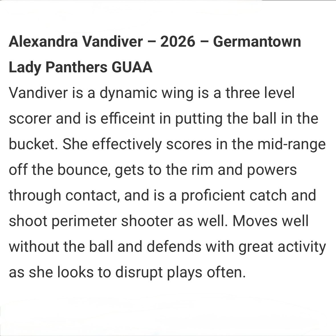 GLP Basketball (@glp_basketball) on Twitter photo Morgan Stewart and Alexandra Vandiver recognized for strong play at the <a href="/SelectEventsBB/">Select Events Basketball</a> Atlantic City Showcase! #GLPFamily๐๐ค๐ Morgan Stewart and Alexandra Vandiver recognized for strong play at the <a href="/SelectEventsBB/">Select Events Basketball</a> Atlantic City Showcase! #GLPFamily๐๐ค๐