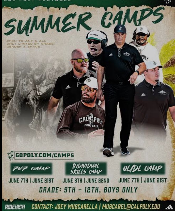 Sean Arvance (@seanarvance51) on Twitter photo Excited to announce I will be attending the Cal Poly OL/DL camp on June 7th
<a href="/WPlemons/">Will Plemons</a> <a href="/CoachRyanPayne/">Ryan Payne</a> <a href="/damonspeaks1217/">Coach jenkins</a> <a href="/BrandonHuffman/">Brandon Huffman</a> Excited to announce I will be attending the Cal Poly OL/DL camp on June 7th
<a href="/WPlemons/">Will Plemons</a> <a href="/CoachRyanPayne/">Ryan Payne</a> <a href="/damonspeaks1217/">Coach jenkins</a> <a href="/BrandonHuffman/">Brandon Huffman</a>